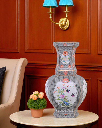 Monochrome Blossom Cloisonne Vase