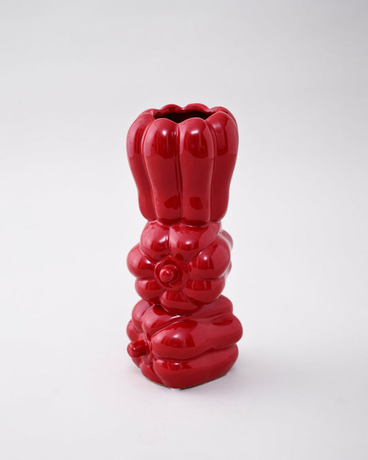 Red Bell Pepper Ceramic Vase