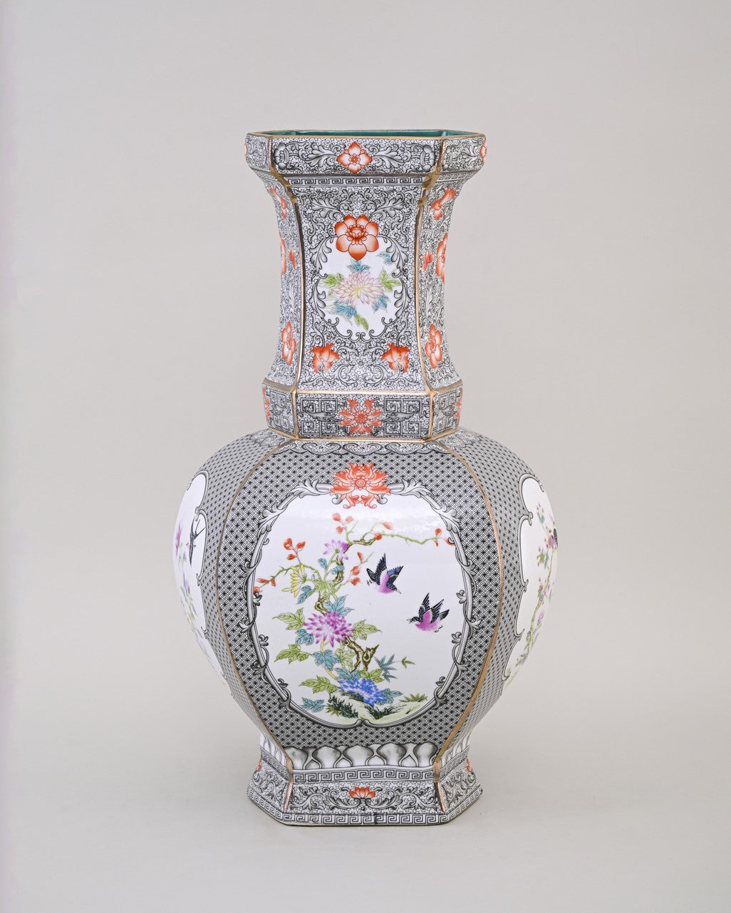 Monochrome Blossom Cloisonne Vase