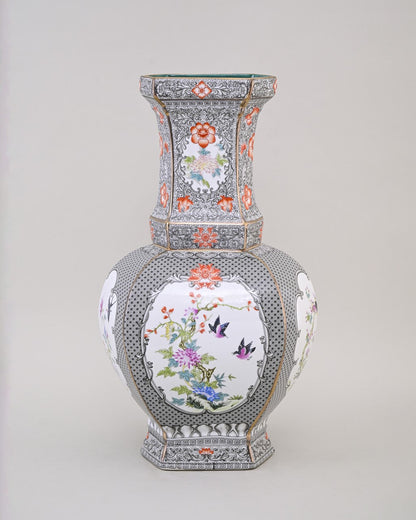 Monochrome Blossom Cloisonne Vase